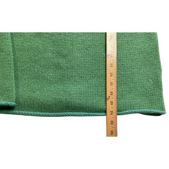 Irelandseye Rollneck 100% pure new wool sweater in green XL IRELAND - Picture 7 of 8